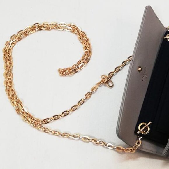 Authentic CHANEL CC Lambskin Wallet on Chain WOC Shoulder Crossbody Bag Leather - Picture 8 of 10